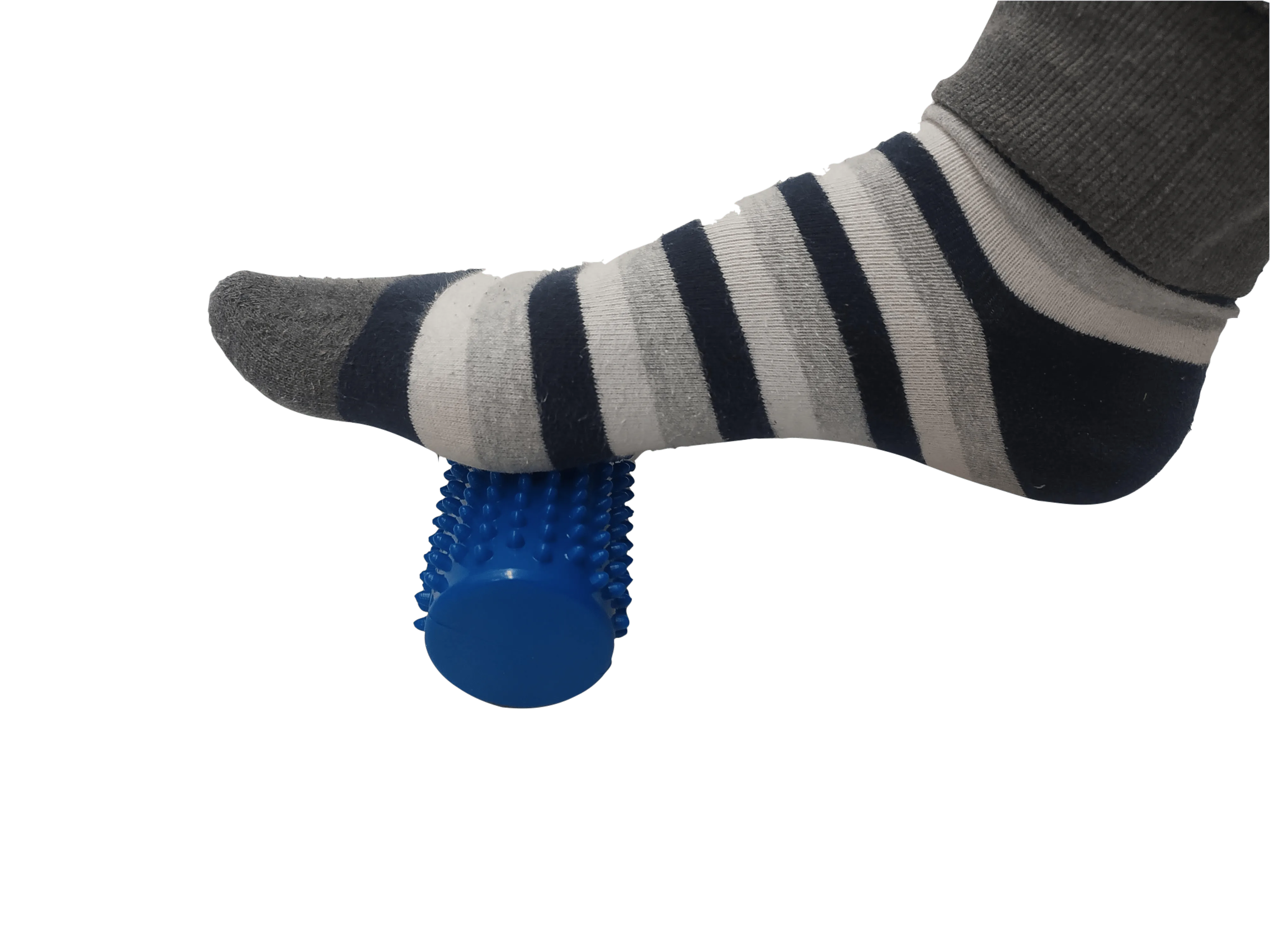 masážny valec na nohy - modrý